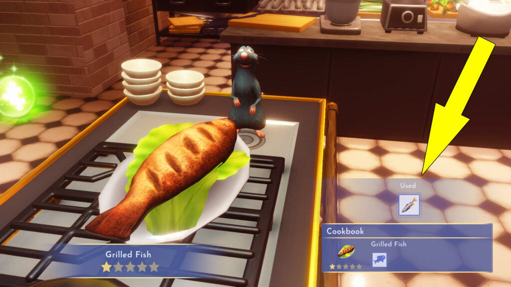disney dreamlight valley an important night at the restaurant grilled fish - GameClubz