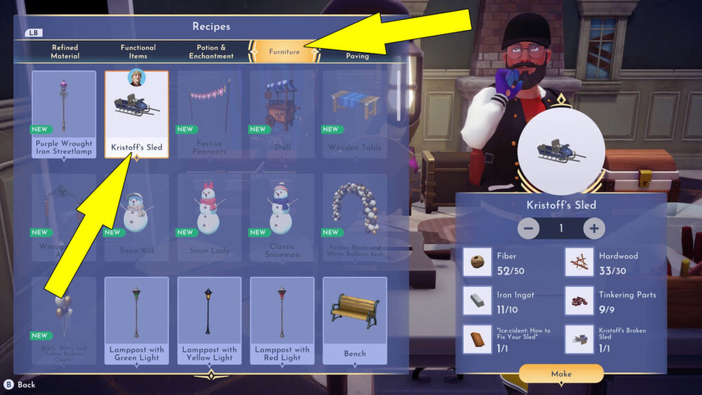 Disney Dreamlight Valley Broken Sled How To Fix