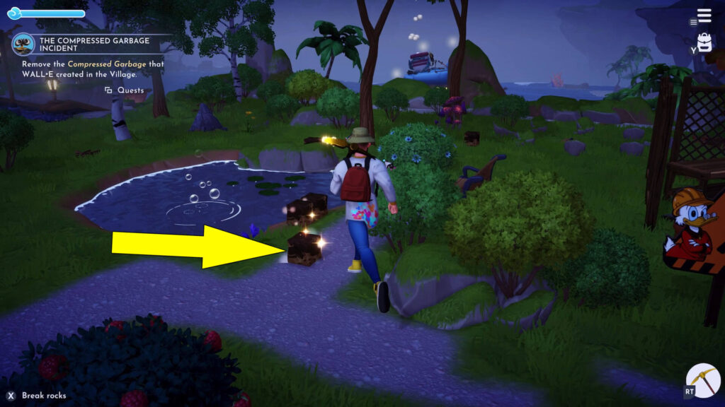 Disney Dreamlight Valley Compressed Garbage Incident Quest Guide