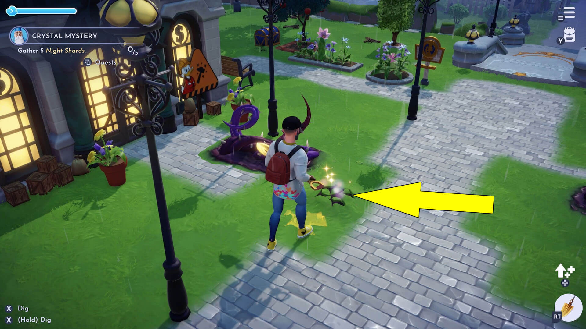 Crystal Mystery Get 5 Night Shards Disney Dreamlight Valley