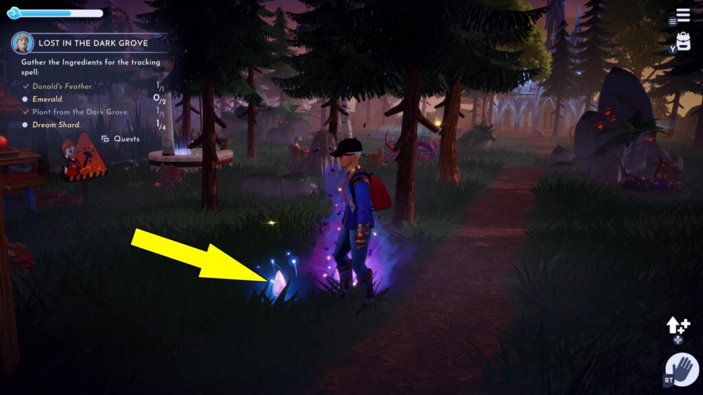 disney dreamlight valley lost in the dark groove dream shards locations - GameClubz