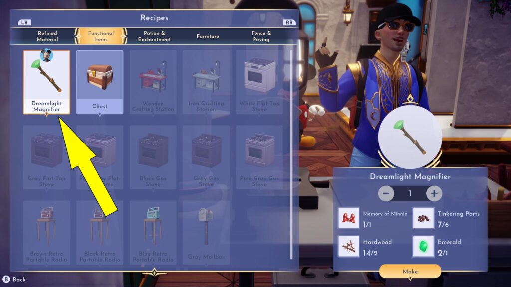 Disney Dreamlight Valley Memory Magnification How To Craft Dreamlight Magnifier