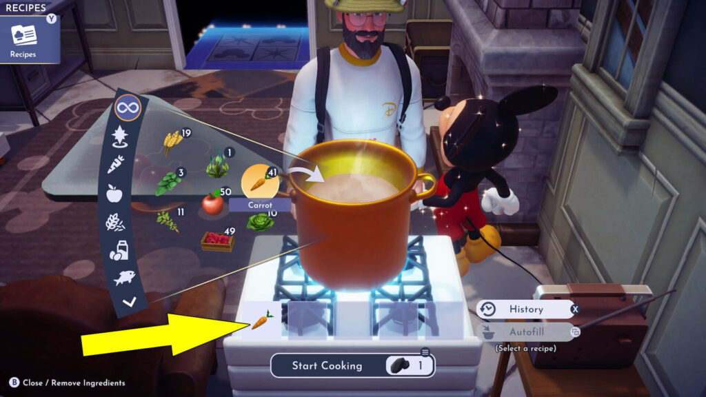 Disney Dreamlight Valley Missing Minnie How To Cook Crudites