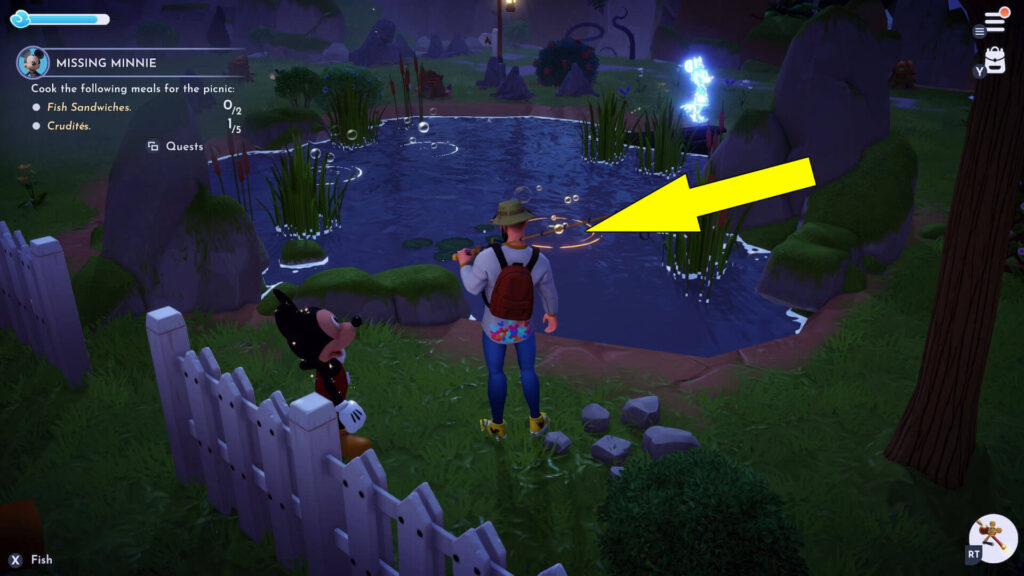 Disney Dreamlight Valley Missing Minnie How To Fish
