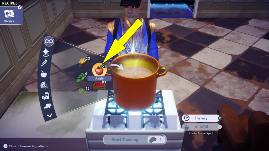 Disney Dreamlight Valley Peacemakers Fruit Salad Recipe Ingredients