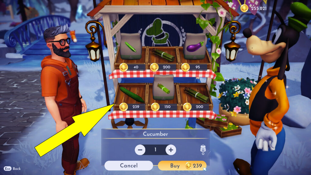 Cucumber In Disney Dreamlight Valley