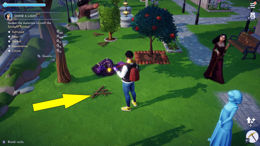 Disney Dreamlight Valley Shine A Light How To Get Softwood