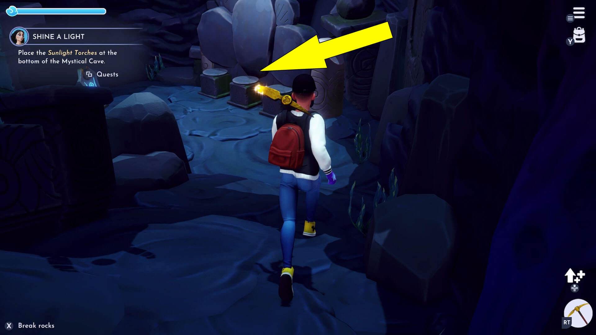 Shine A Light Sunlight Torches - Disney Dreamlight Valley