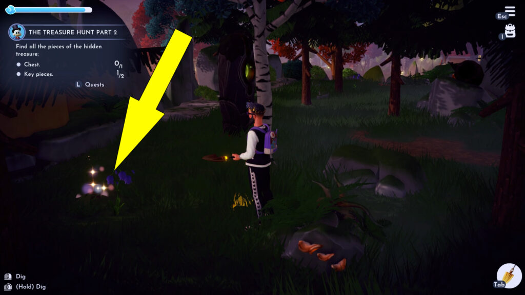 Second Key Piece Location In The Treasure Hunt Part 2 Quest