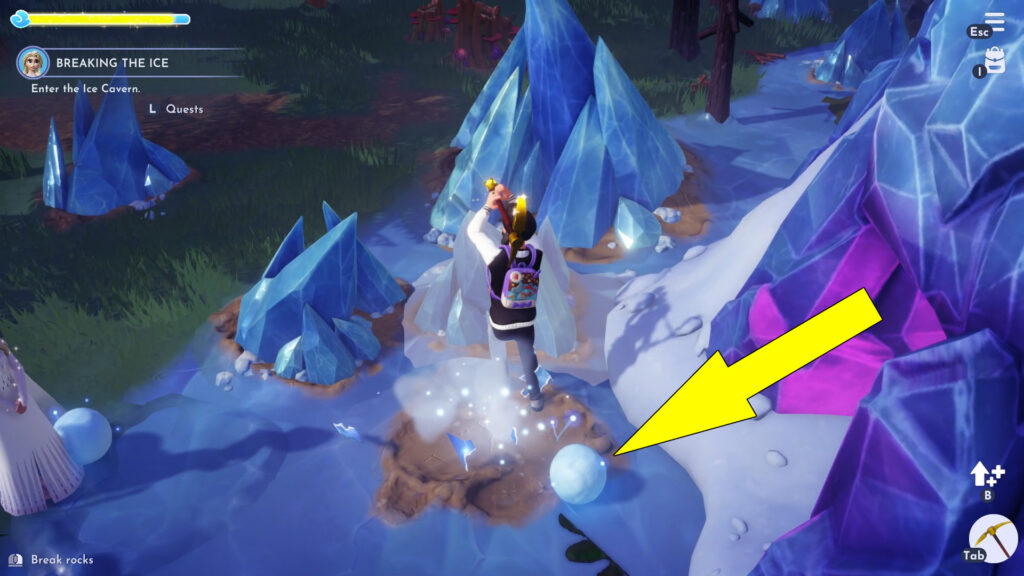 Where To Find Snowballs In Disney Dreamlight Valley