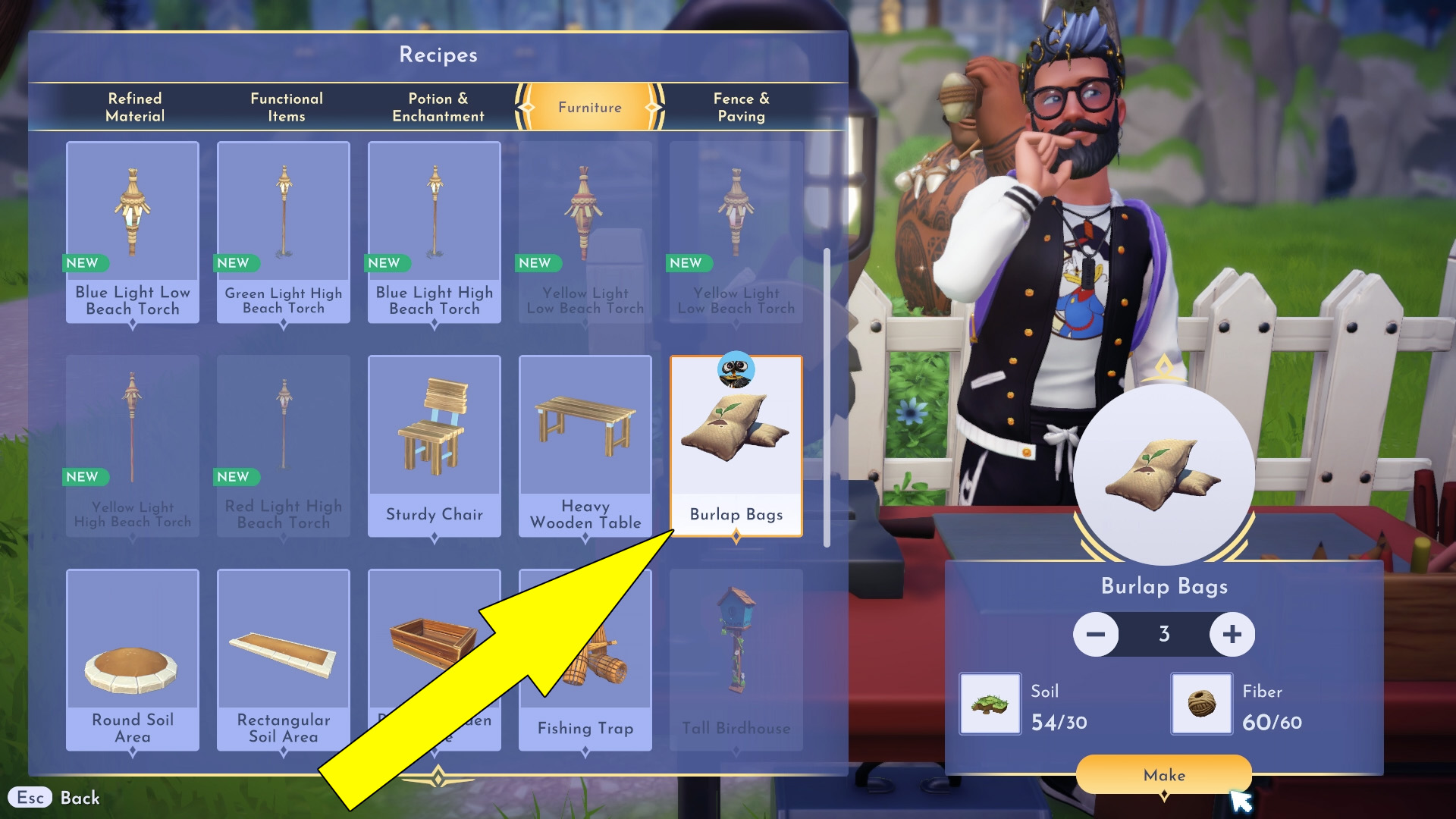 Village Project Garden Items Crafting Disney Dreamlight Valley