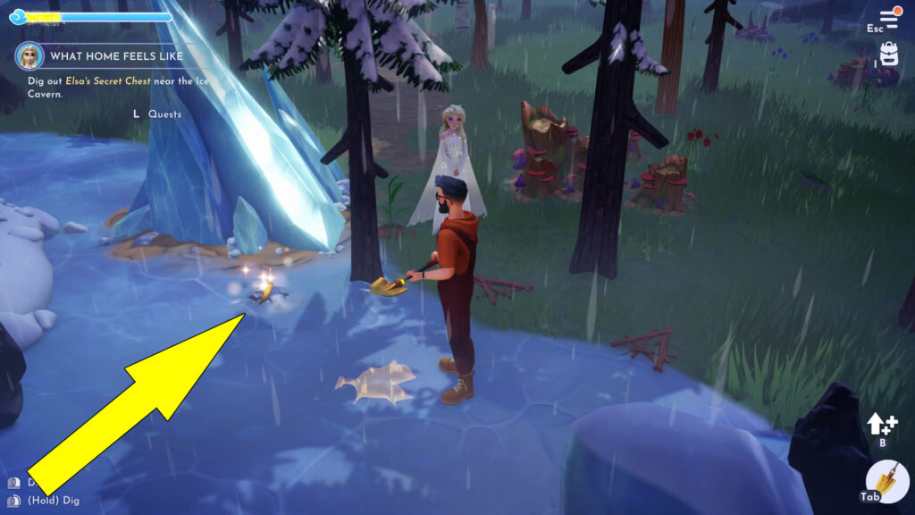 Disney Dreamlight Valley Elsa's Secret Chest In What Homes Feels Like