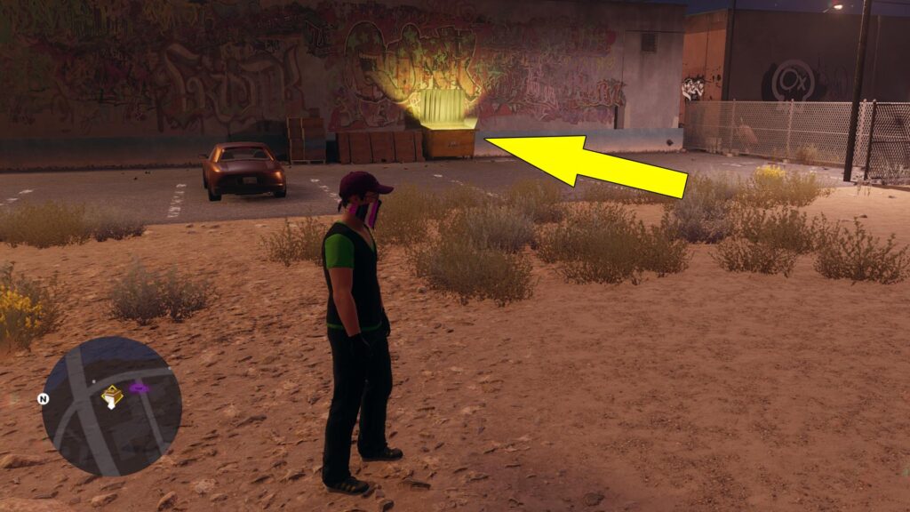 Saints Row El Dorado Dumpster Diving Location