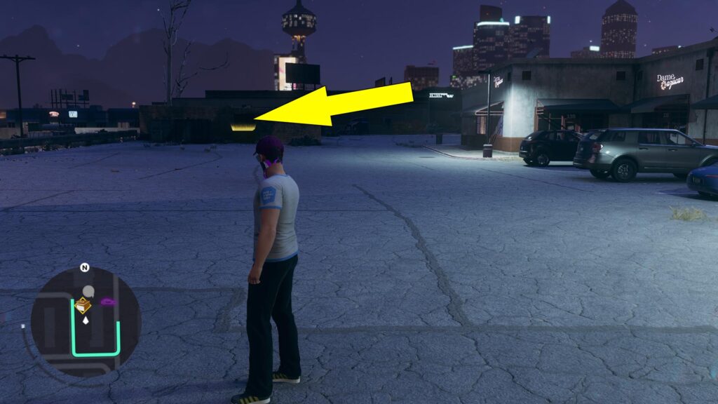 Saints Row West Flats Dumpster Diving Location