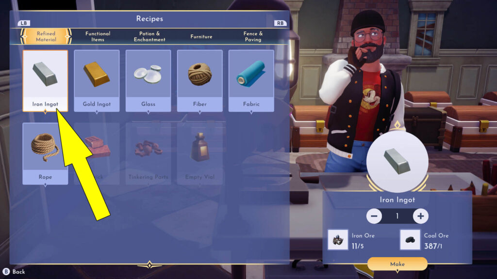 Disney Dreamlight Valley How To Get Iron Ingots