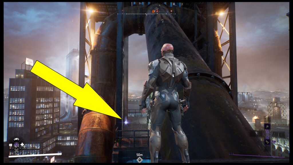 Lower Gotham Batarang 1: On A Wooden Beam At The Pier