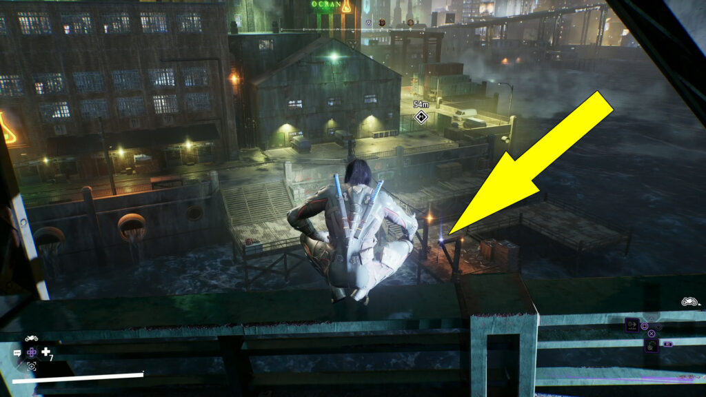 Lower Gotham Batarang 1: On A Wooden Beam At The Pier