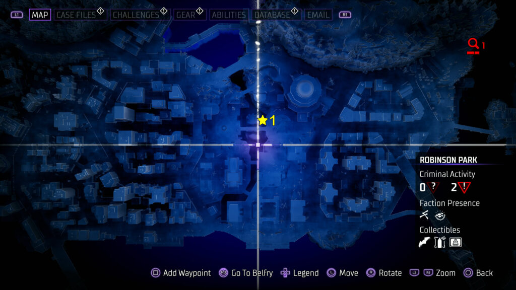 Gotham Knights Robinson Park Historia Strigidae Locations Map