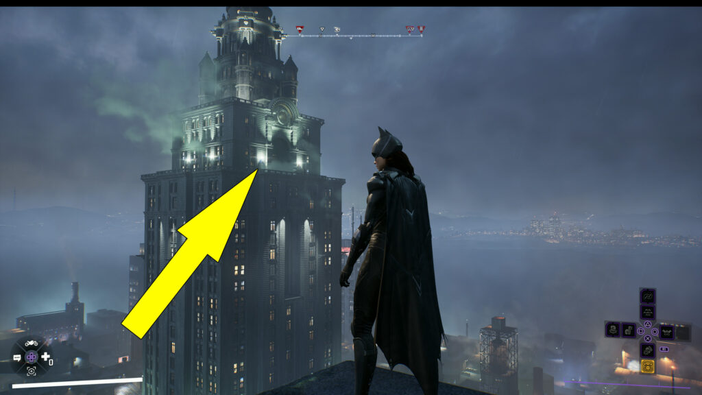 Historia Strigidae Page 1: On The Lower Roof Of The Cobblepot Steel Building