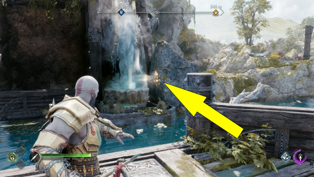 God of War Ragnarok Alberich Island Geyser