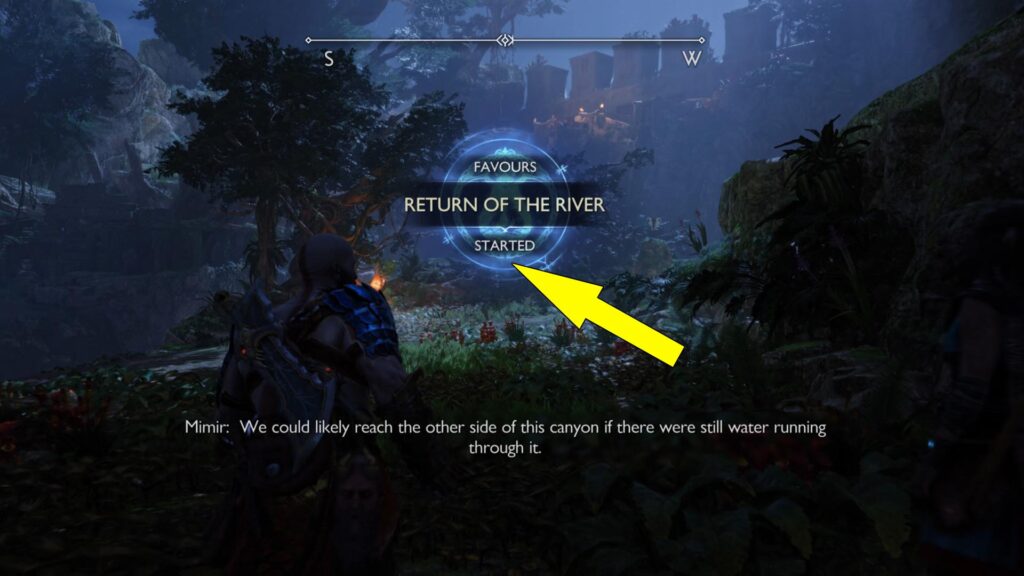 God Of War Ragnarok Return Of The River Favor Walkthrough