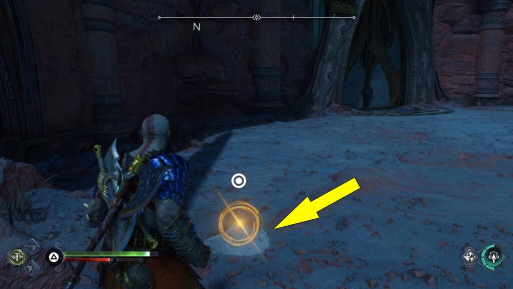 God of War Ragnarok Forgotten Tower Buried Treasure Location