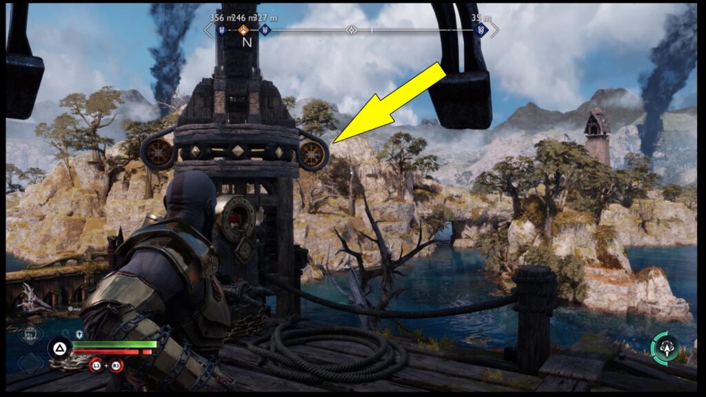 God Of War Ragnarok In Service Of Asgard Modvitnir’s Rig Crane