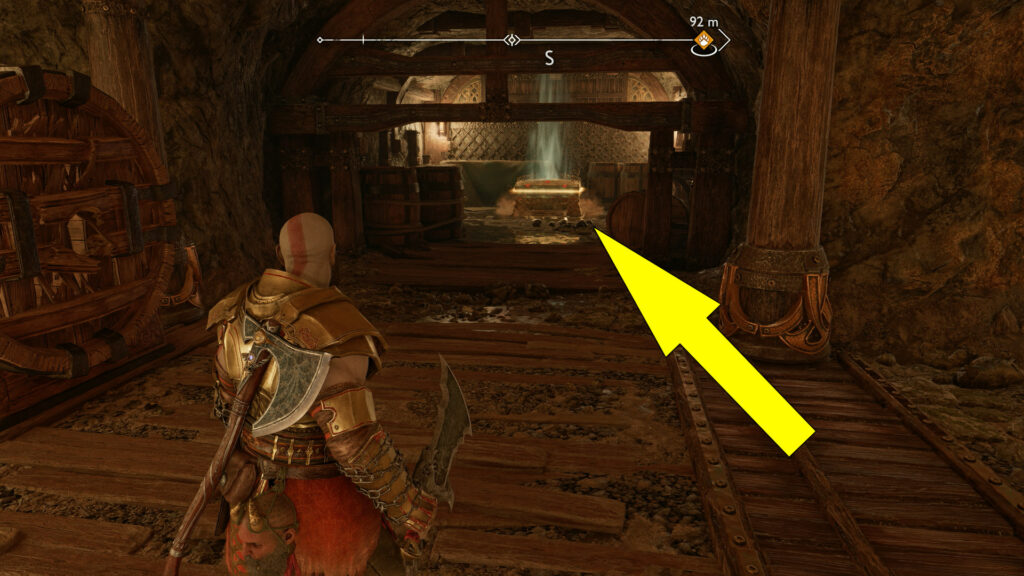 God Of War Ragnarok Myrkr Tunnels Legendary Chest Location