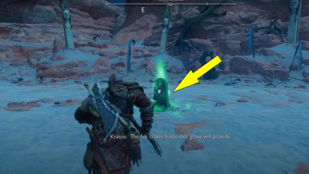 God Of War Ragnarok The Barrens Berserker Gravestone Location
