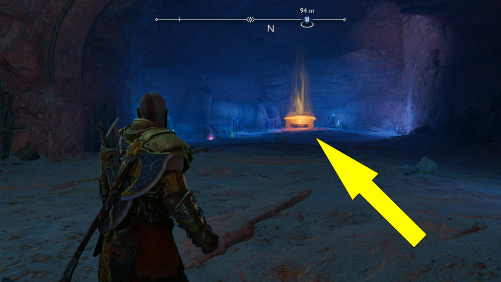God Of War Ragnarok The Burrows Legendary Chest Location