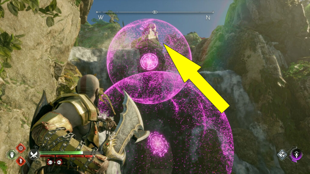 God Of War Ragnarok Goddess Falls Nornir Chest Second Brazier Location