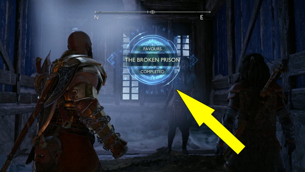 God Of War Ragnarok Aesir Prison Wreckage The Broken Prison Favour Location