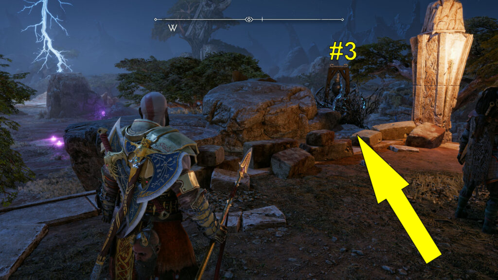 god of war ragnarok the plains nornir chest third seal bell location - GameClubz