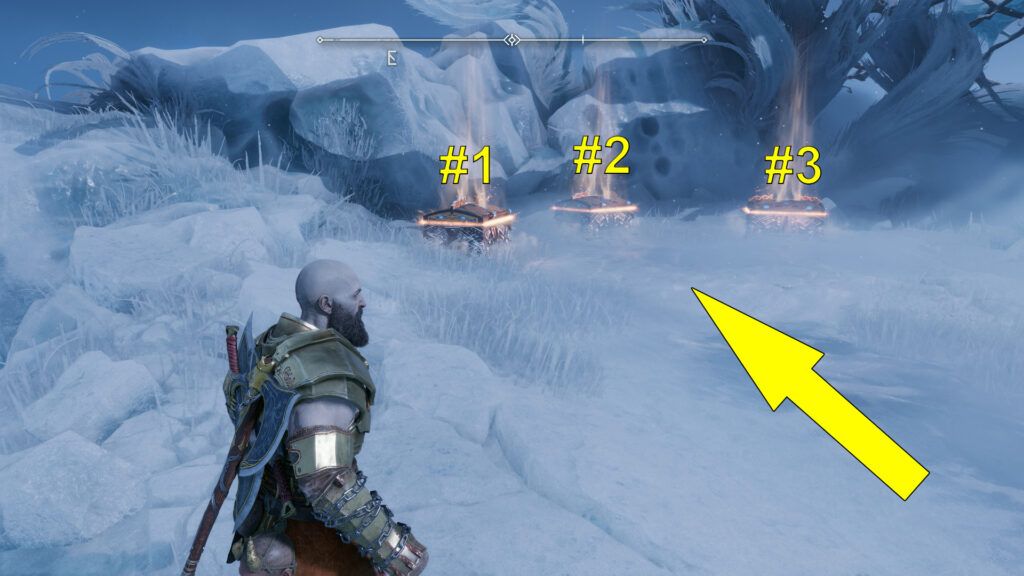 god of war ragnarok the raven tree legendary chests location - GameClubz
