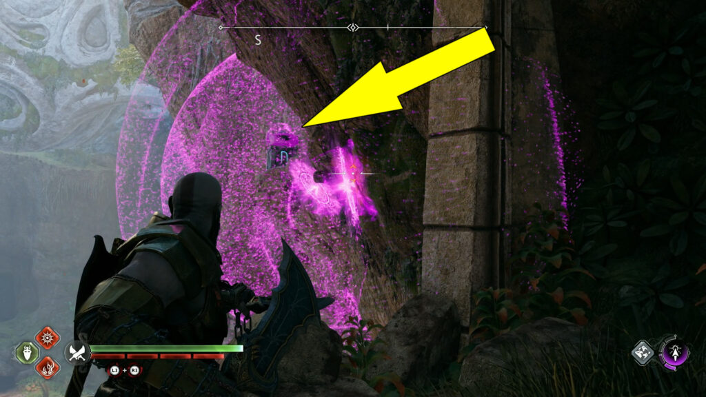 God Of War Ragnarok The Sinkholes Nornir Chest Second Seal Brazier