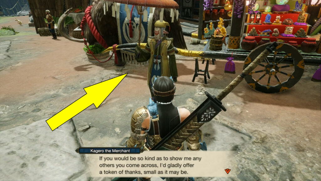 monster hunter rise relic records old messages kagero the merchant - GameClubz