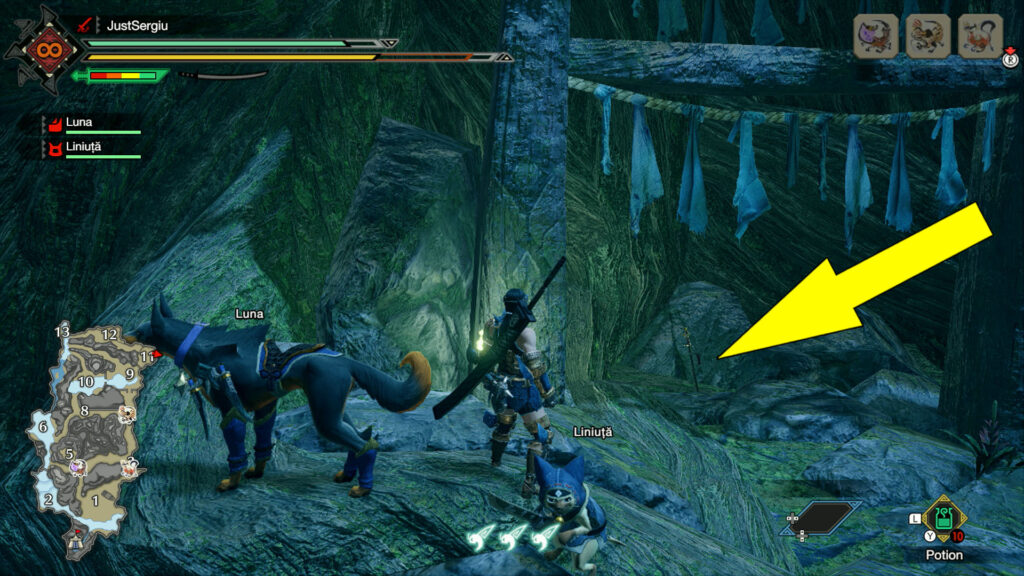 monster hunter rise shrine ruins relic record old message location 4 - GameClubz