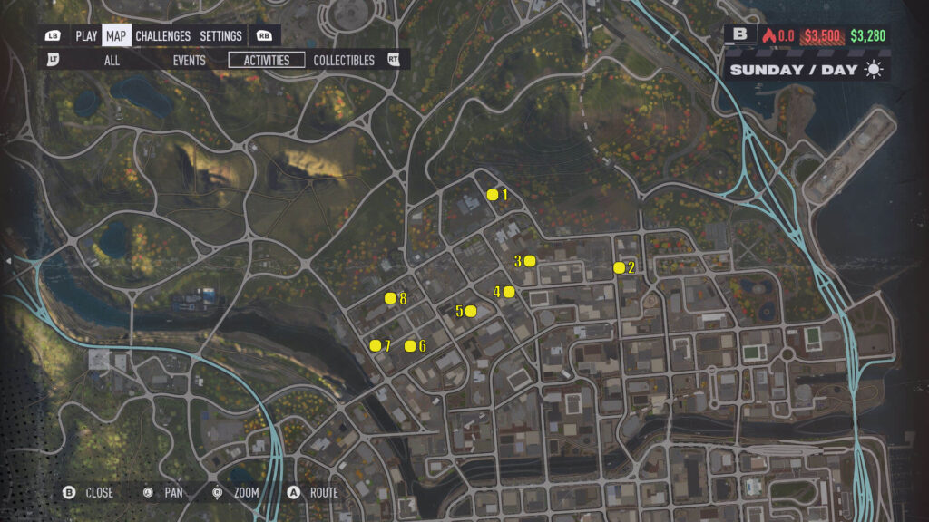 Need For Speed Unbound 2022 Palemore Street Art Locations Map