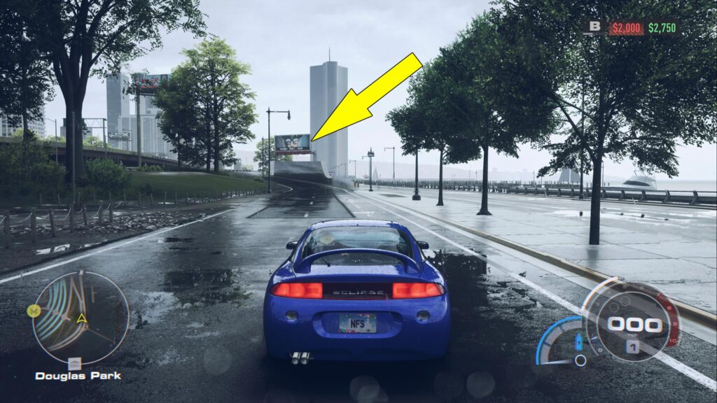 Need For Speed Unbound Douglas Park Billboards Locations