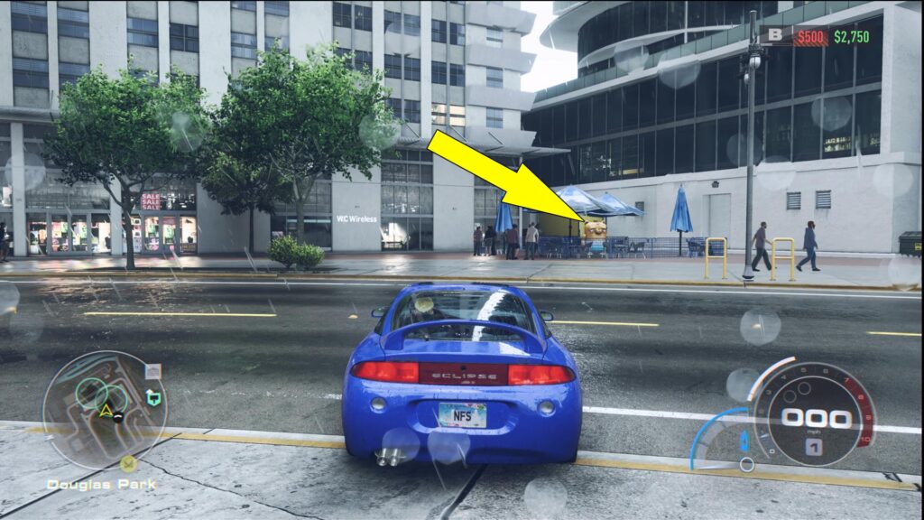 NFS Unbound Douglas Park Bear Champ Collectibles Locations