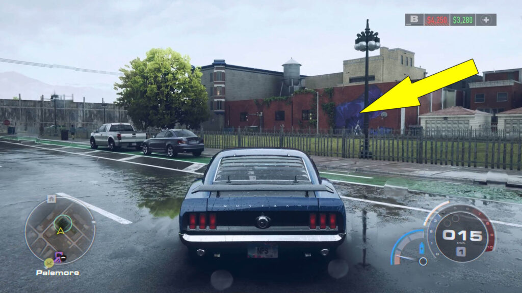 NFS Unbound Palemore Street Art Collectibles Locations