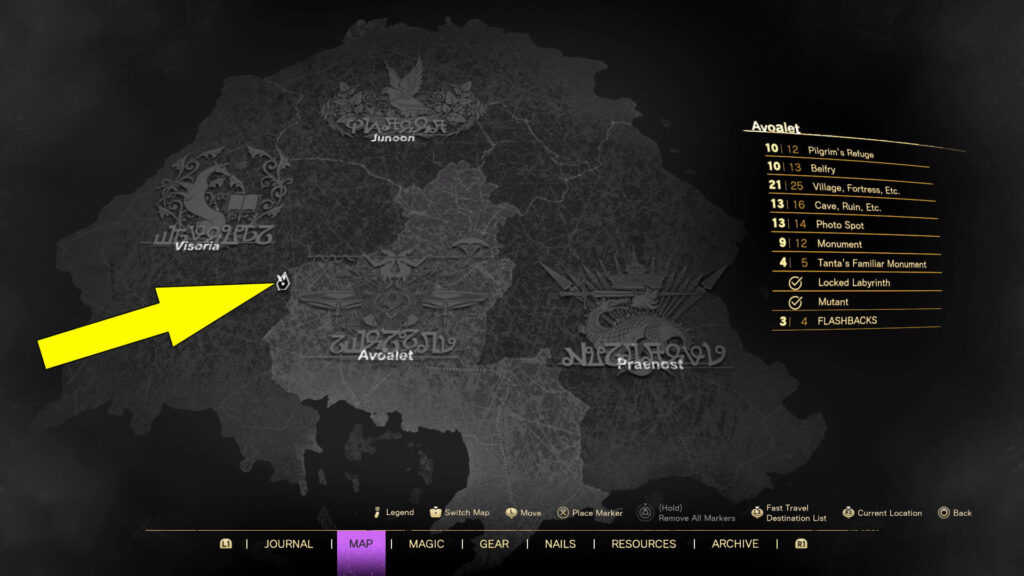 Forspoken Golden Hills Carbo Guild Location