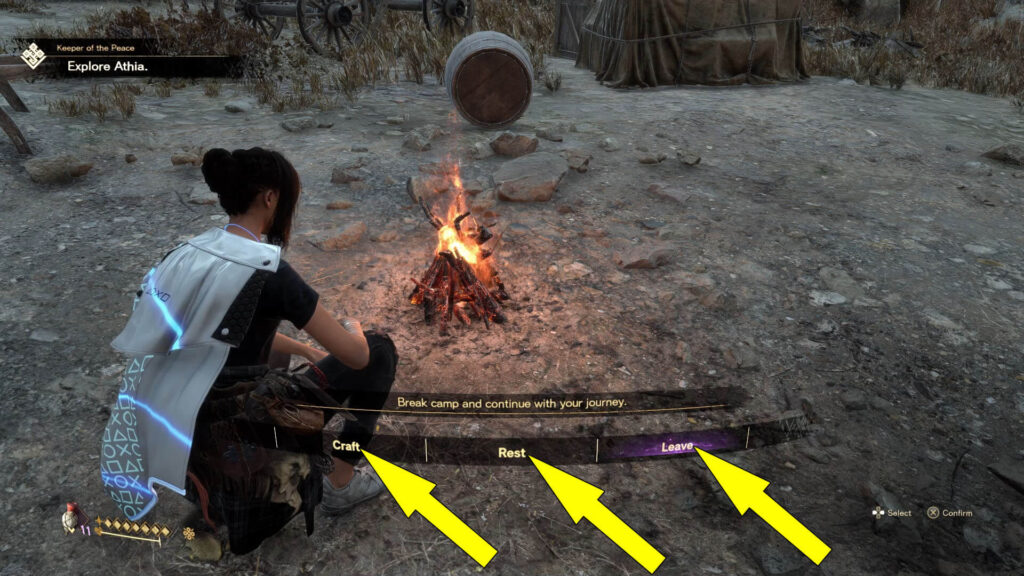 Forspoken Setting Up Camp