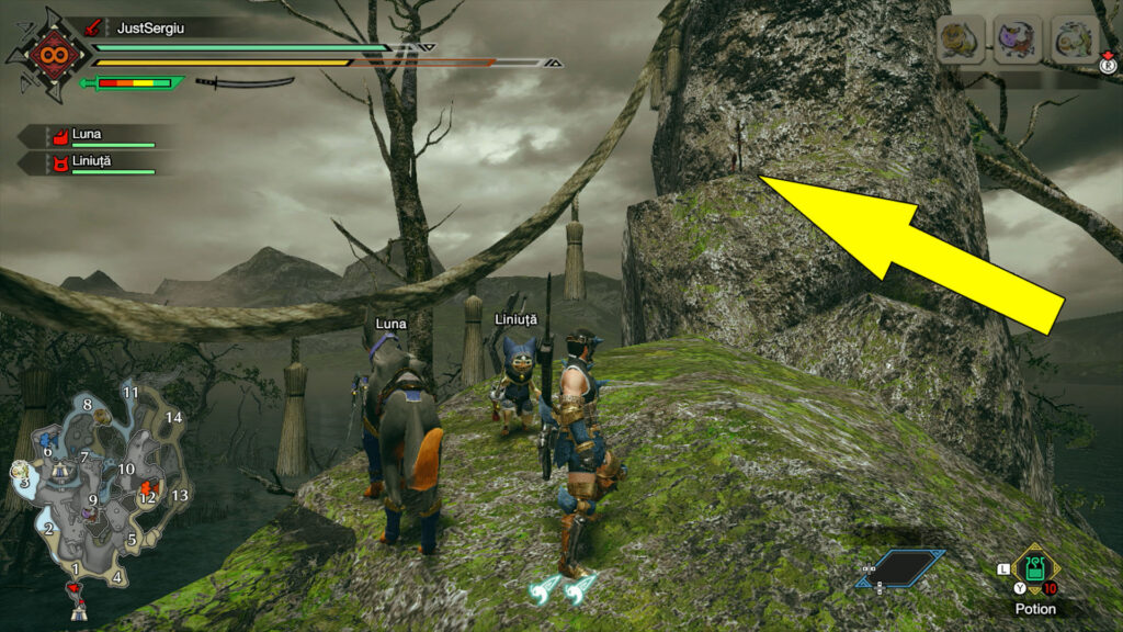 monster hunter rise lava caverns relic record old message location 1 - GameClubz