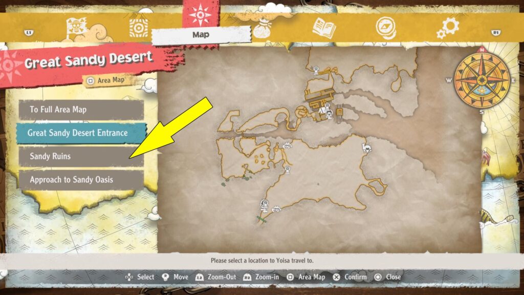 One Piece Odyssey Fast Travelling Guide
