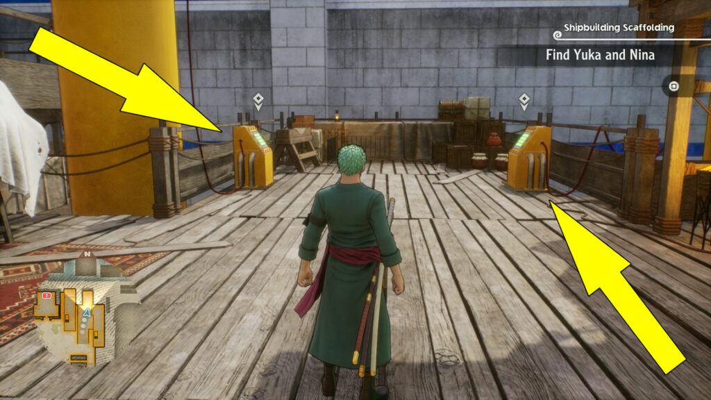 One Piece Odyssey Terminal Cranes