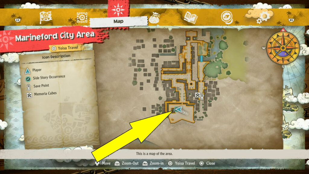 One Piece Odyssey For Whom The Bell Tolls Side Story Location