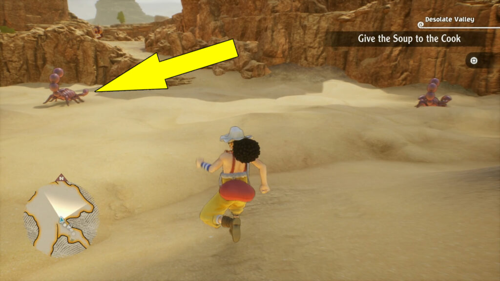 One Piece Odyssey Give The Soup To The Cook Scorpions