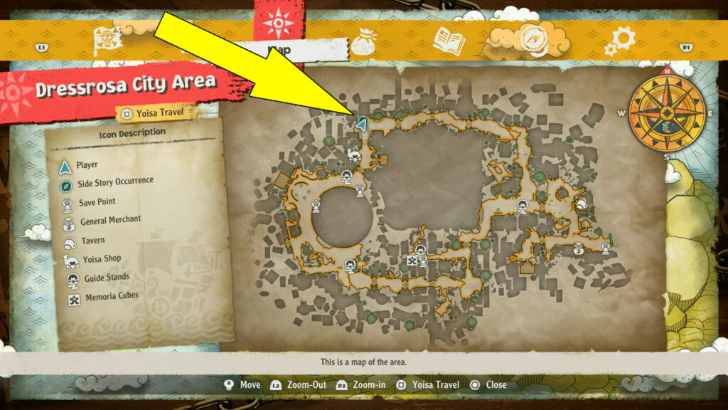 One Piece Odyssey Grand Line Quiz Mister Side Story Location