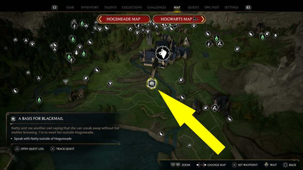 Hogwarts Legacy A Basis For Blackmail Starting Location